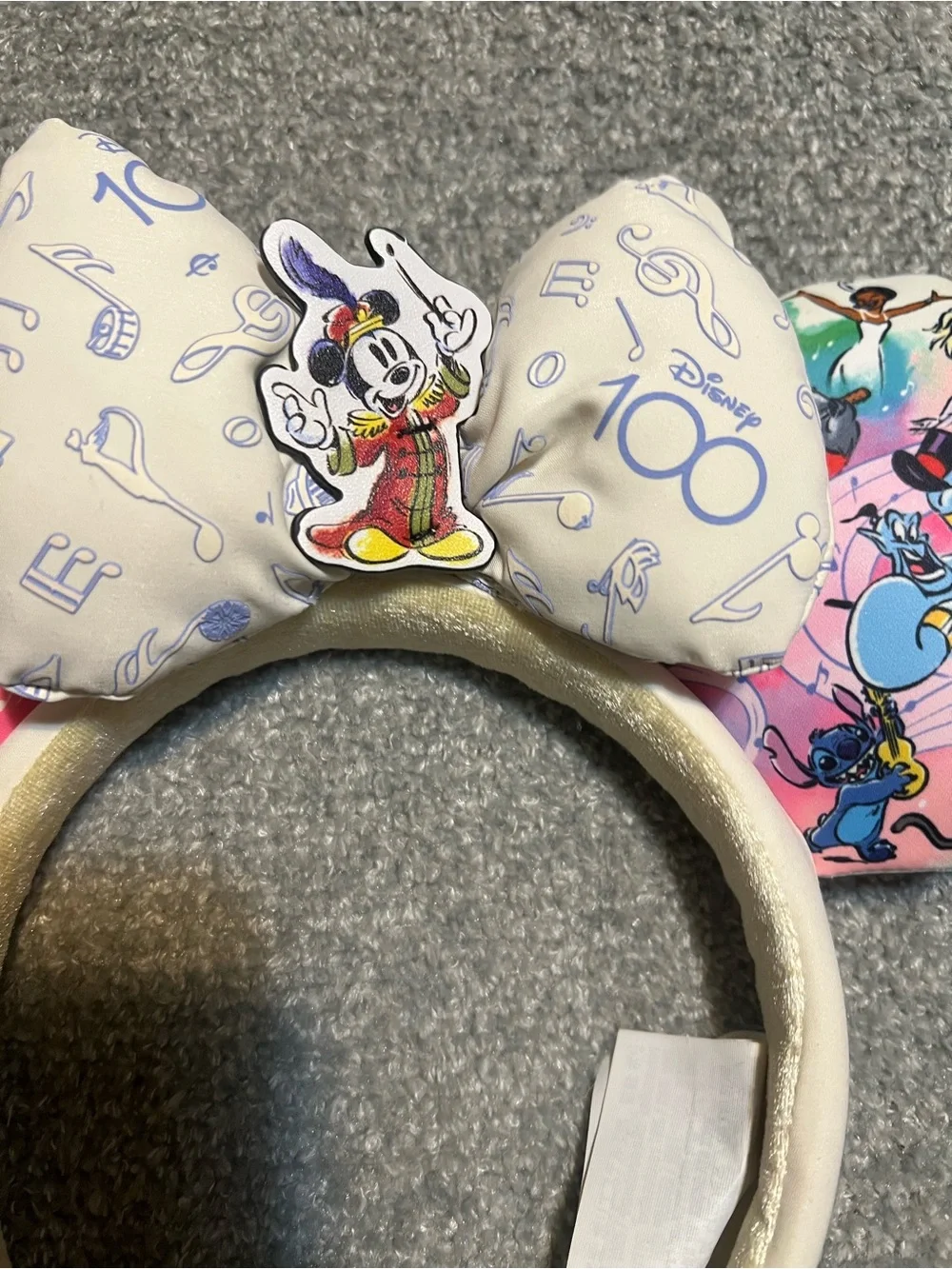 Disney` Parks 100 Years Special Moments Music Band Leader Minnie Ears Headband